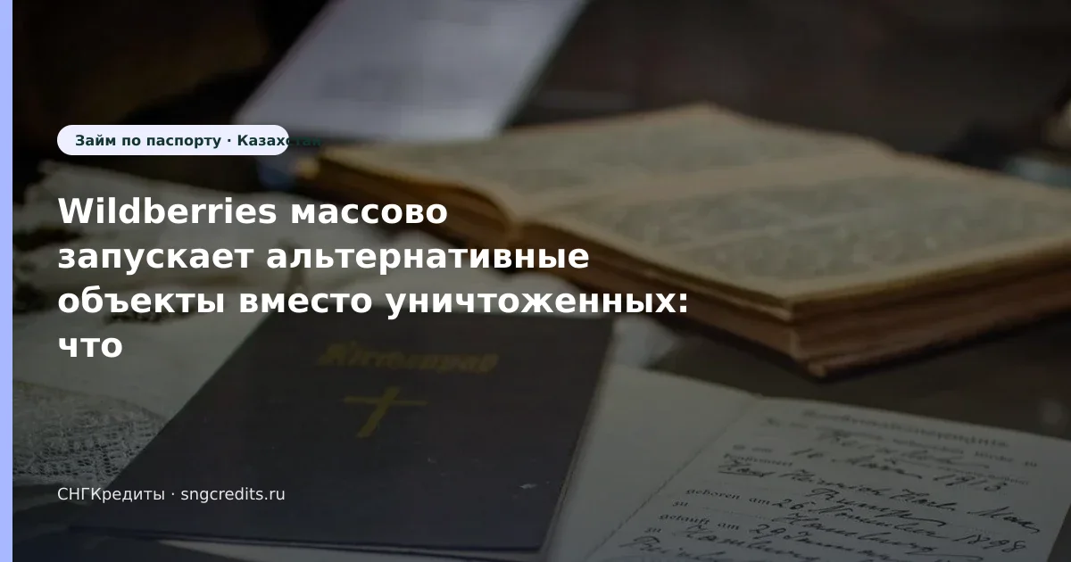 Wildberries массово запускает альтернативные объекты вместо уничтоженных: что учесть гражданам Казахстана