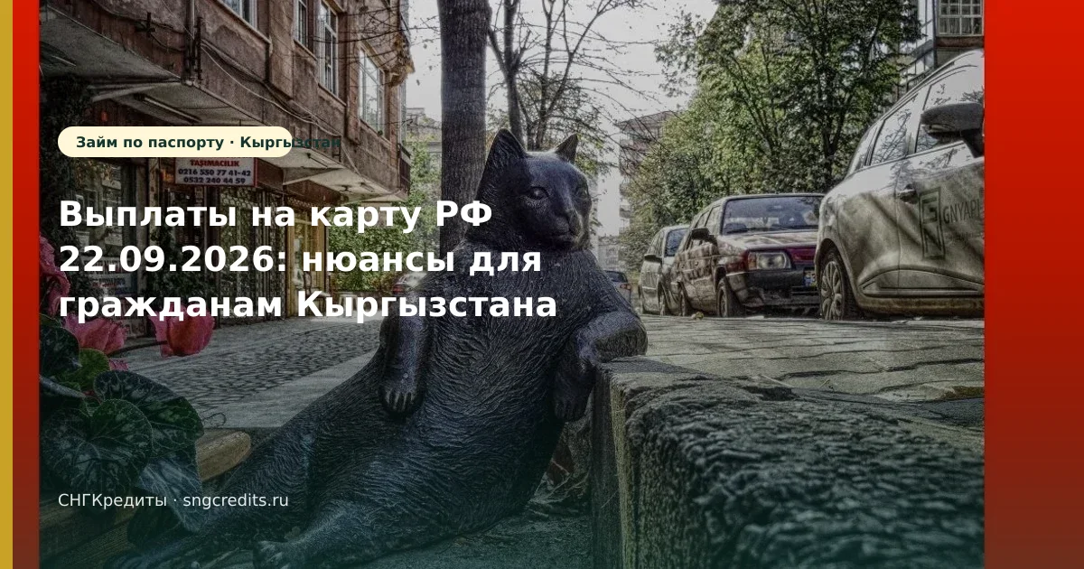 Выплаты на карту РФ 22.09.2026: нюансы для гражданам Кыргызстана