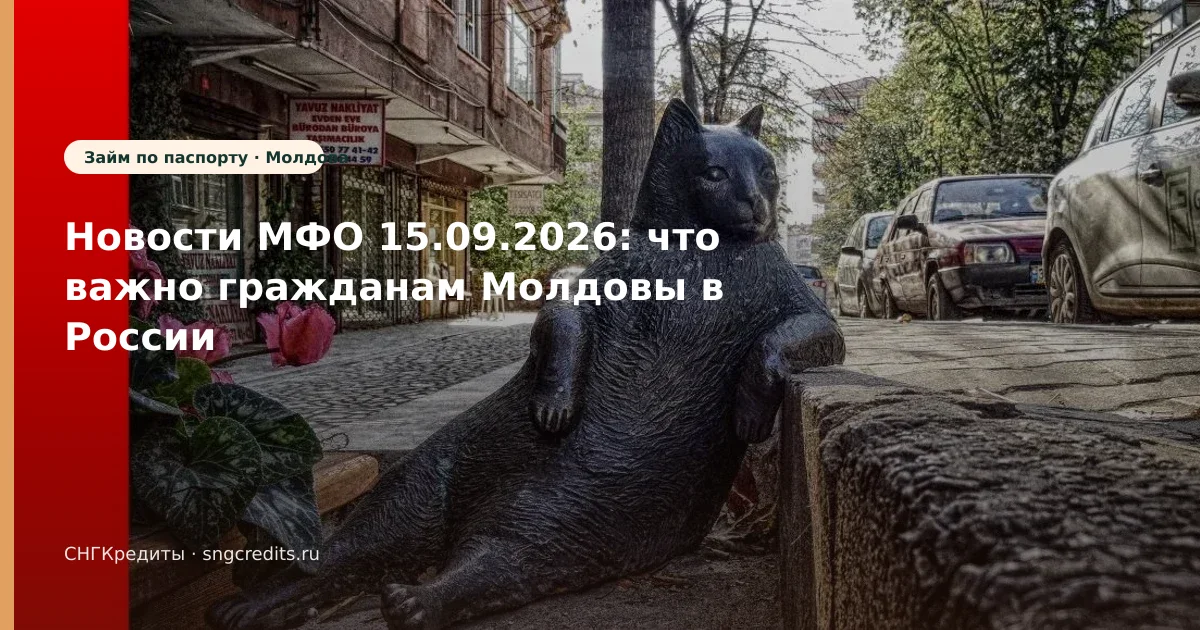 Гражданам Молдовы: первый контакт с МФО — по паспорту и на карту