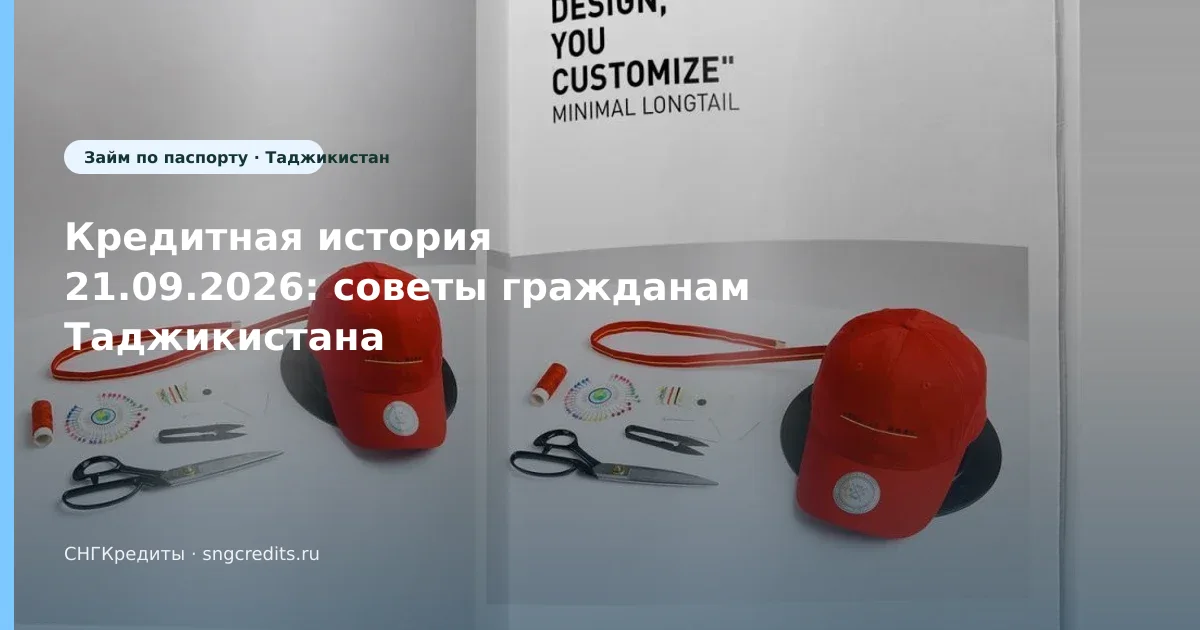Кредитная история 21.09.2026: советы гражданам Таджикистана