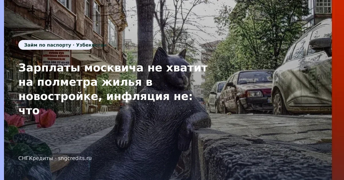 Зарплаты москвича не хватит на полметра жилья в новостройке, инфляция не: что учесть гражданам Узбекистана