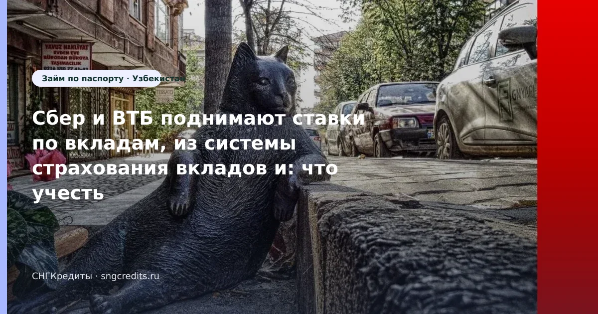 Сбер и ВТБ поднимают ставки по вкладам, из системы страхования вкладов и: что учесть гражданам Узбекистана