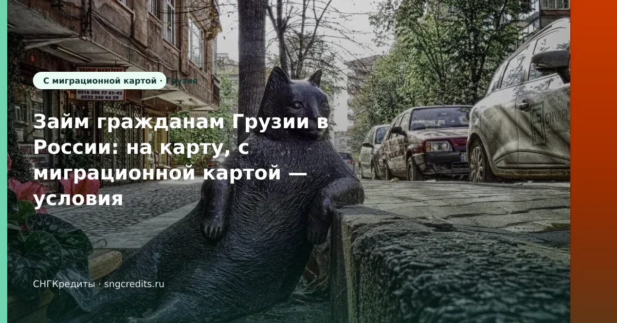 Займ гражданам Грузии в России: на карту, с миграционной картой — условия в 2026