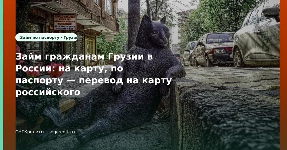 Займ гражданам Грузии в России: на карту, по паспорту — перевод на карту российского банка