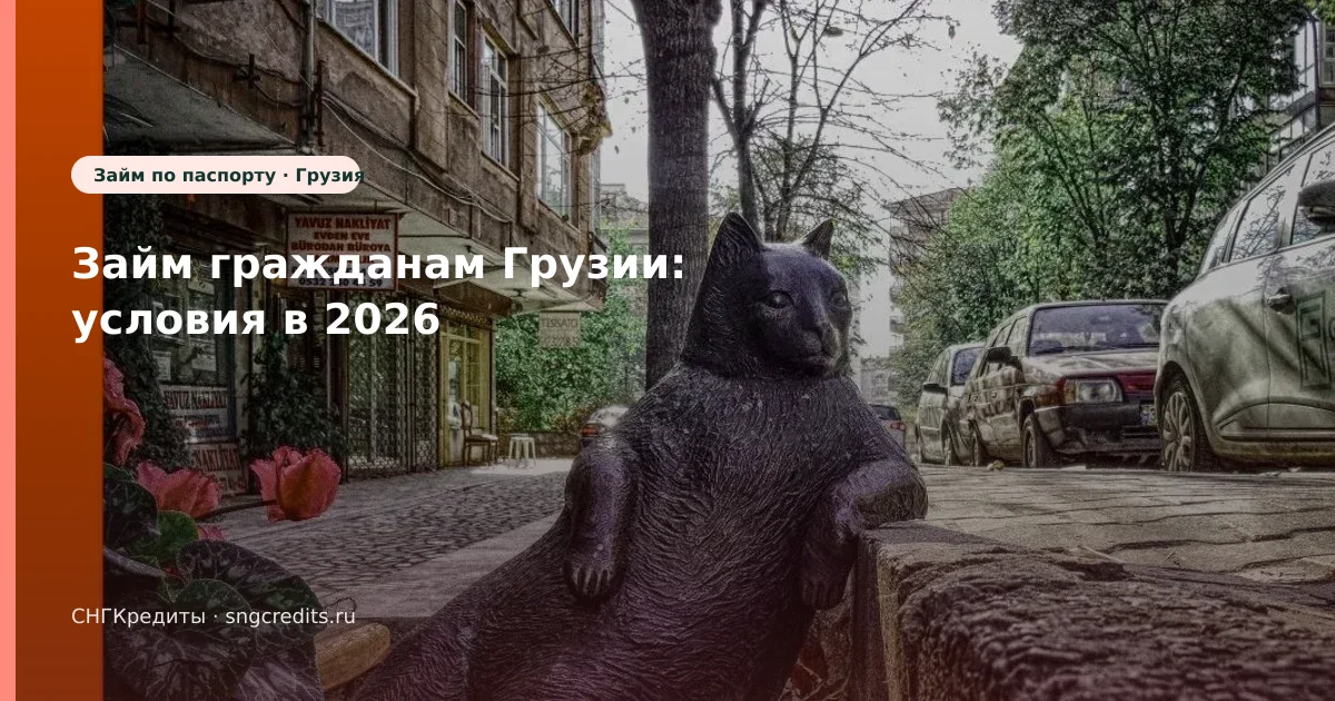 Займ гражданам Грузии: условия в 2026