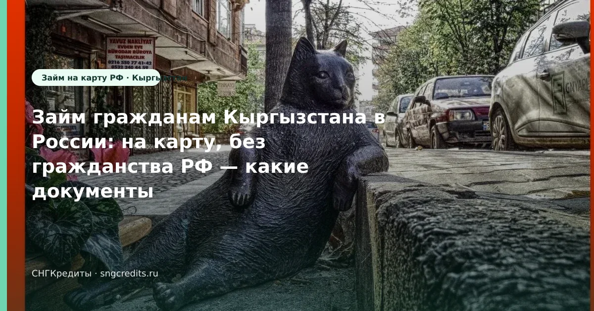 Займ гражданам Кыргызстана в России: на карту, без гражданства РФ — какие документы нужны
