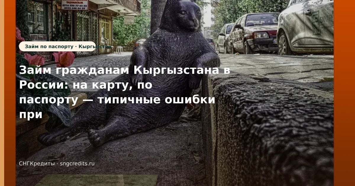 Займ гражданам Кыргызстана в России: на карту, по паспорту — типичные ошибки при заявке
