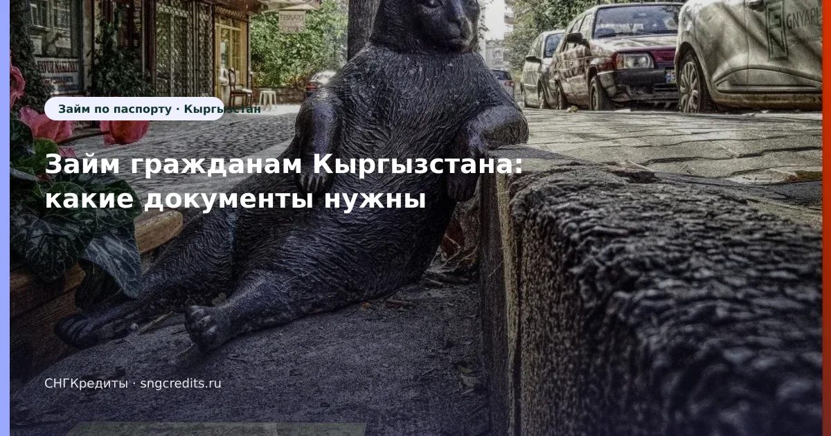 Займ гражданам Кыргызстана: какие документы нужны