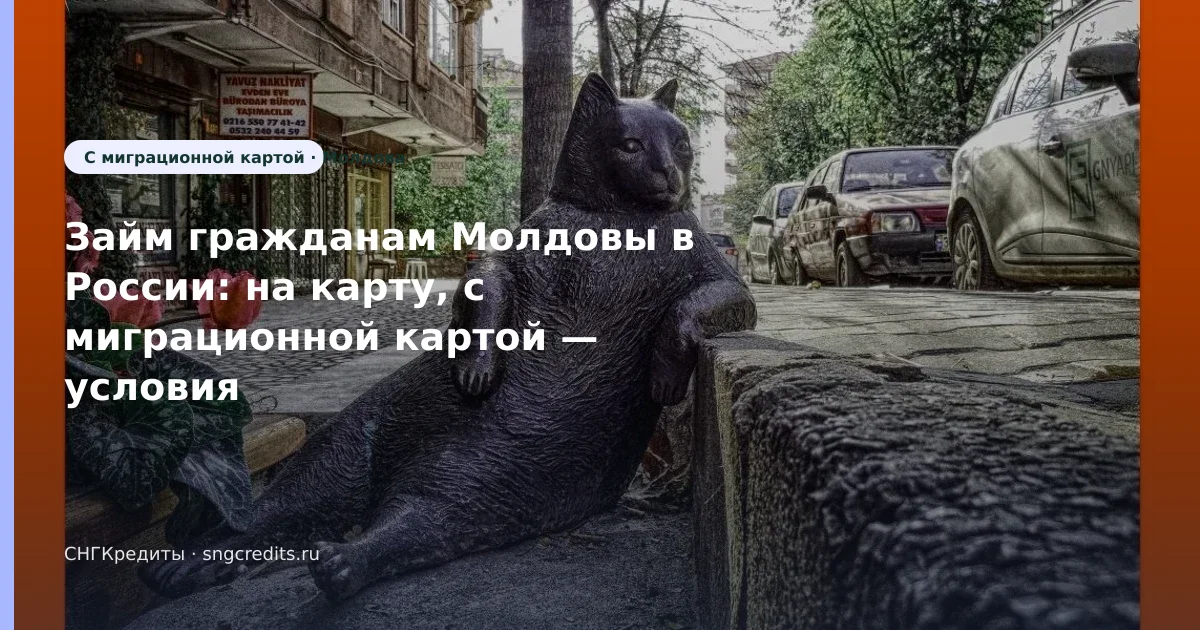 Займ гражданам Молдовы в России: на карту, с миграционной картой — условия в 2026