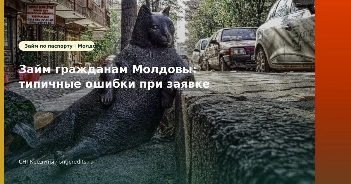 Займ гражданам Молдовы: типичные ошибки при заявке