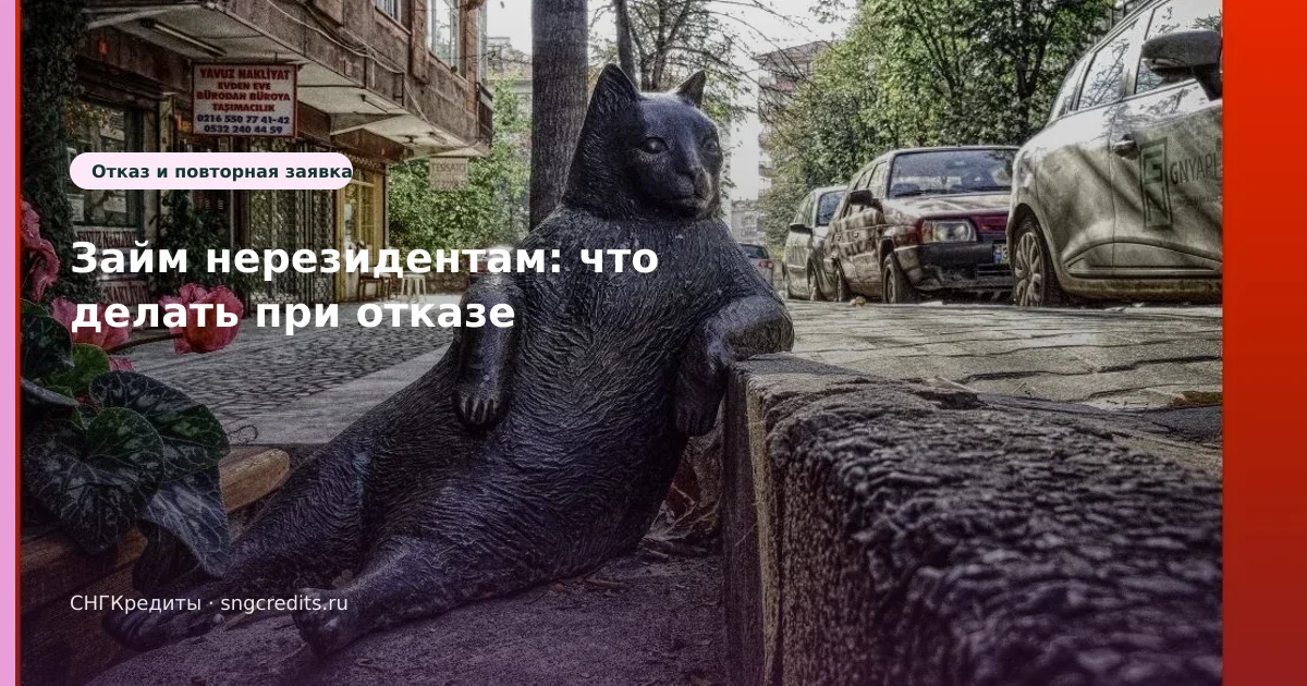 Займ нерезидентам: что делать при отказе