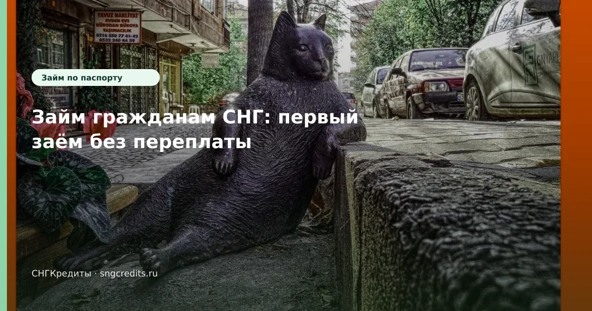 Займ гражданам СНГ: первый заём без переплаты