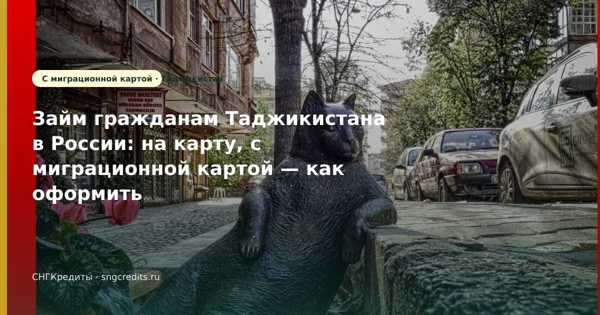 Займ гражданам Таджикистана в России: на карту, с миграционной картой — как оформить