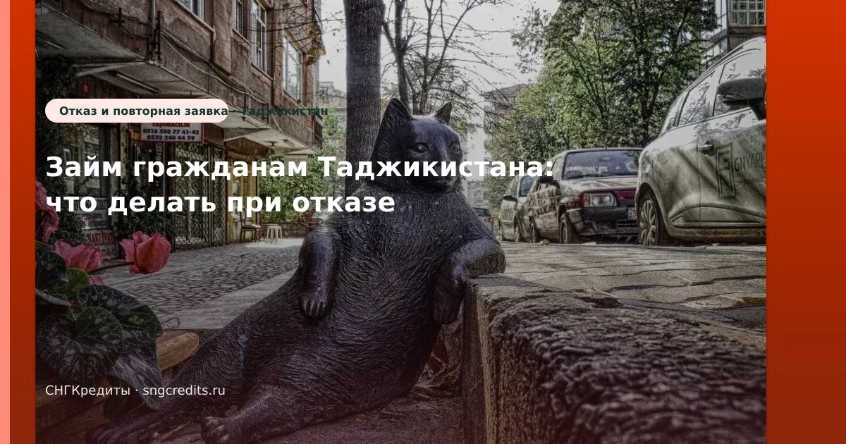 Займ гражданам Таджикистана: что делать при отказе