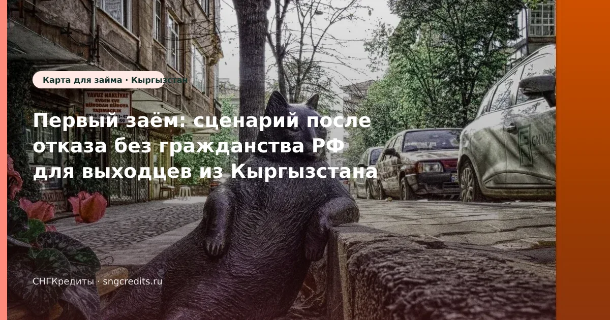 Первый заём для кыргызским гражданам: без гражданства РФ, после отказа, зачисление на карту