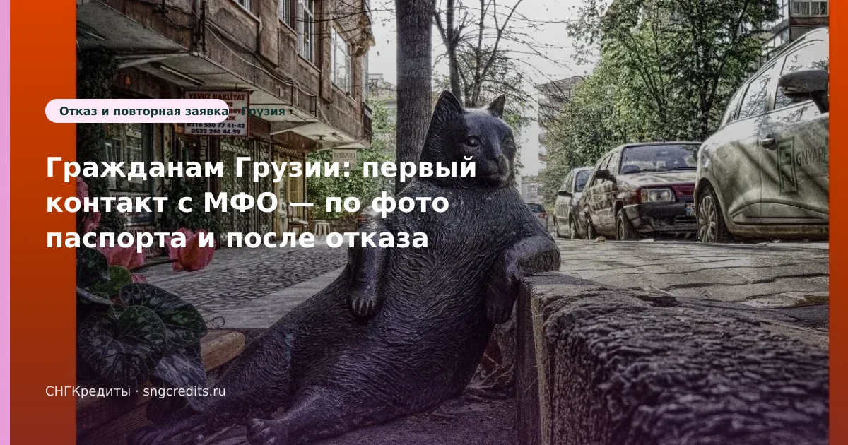 Карта РФ + по фото паспорта: как грузинским гражданам оформить займ после отказа