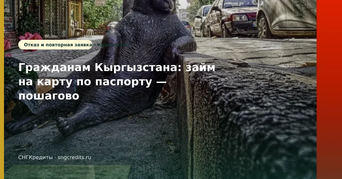 Гражданам Кыргызстана: займ на карту по паспорту — пошагово
