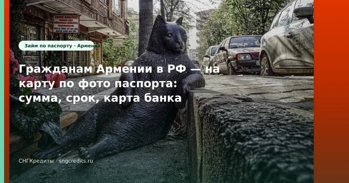 Гражданам Армении в РФ — на карту по фото паспорта: сумма, срок, карта банка
