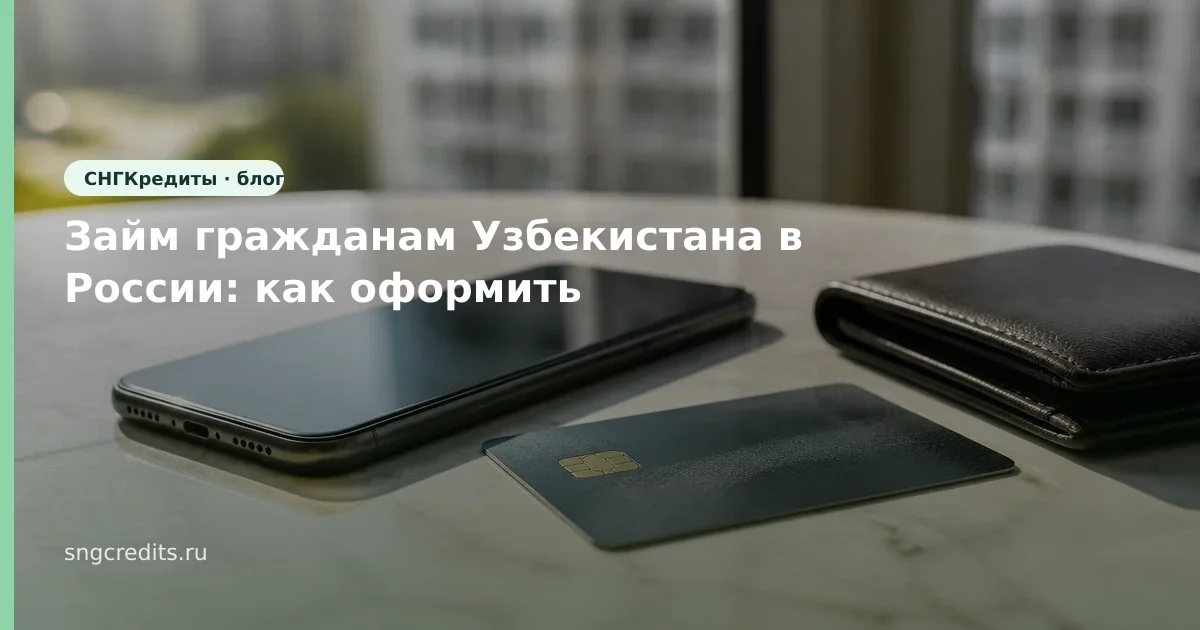 Займ гражданам Узбекистана в России: как оформить