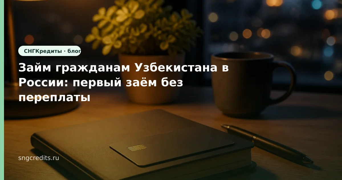 Займ гражданам Узбекистана в России: первый заём без переплаты