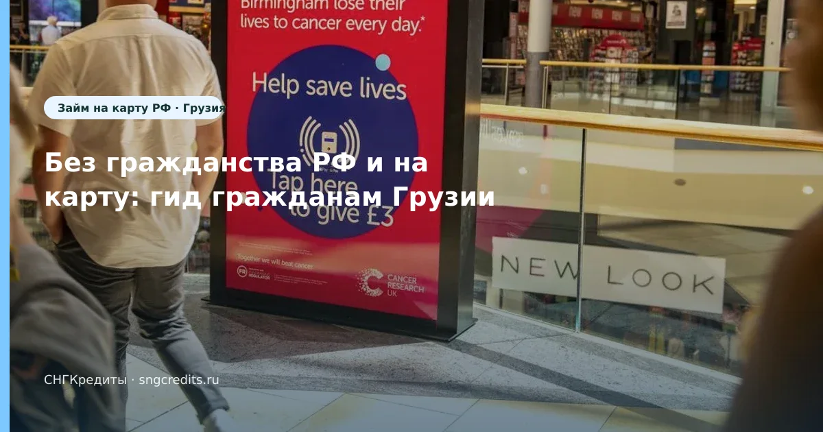 Заявка гражданам Грузии без гражданства РФ: на карту и типовые причины отказа