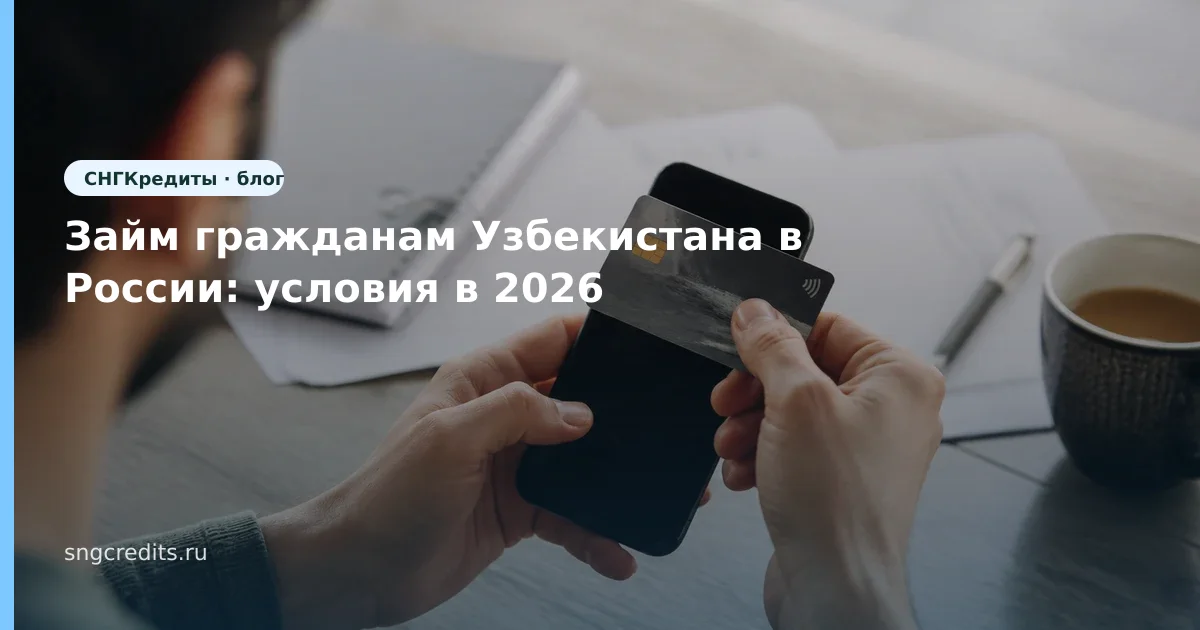 Займ гражданам Узбекистана в России: условия в 2026