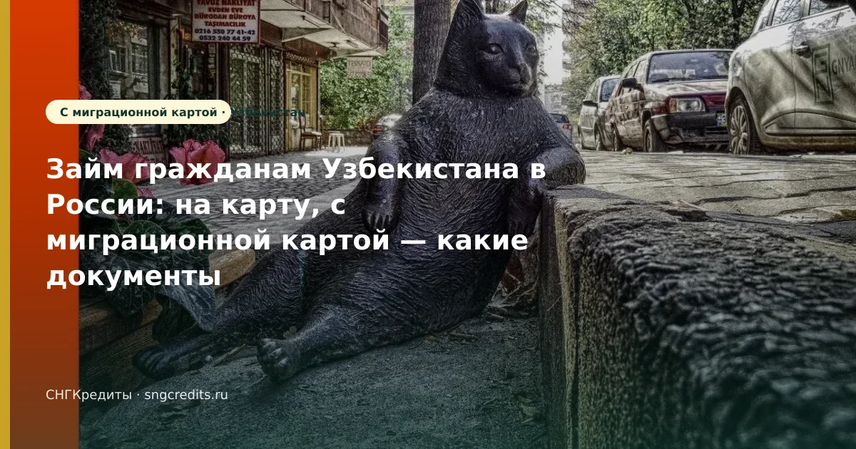 Займ гражданам Узбекистана в России: на карту, с миграционной картой — какие документы нужны