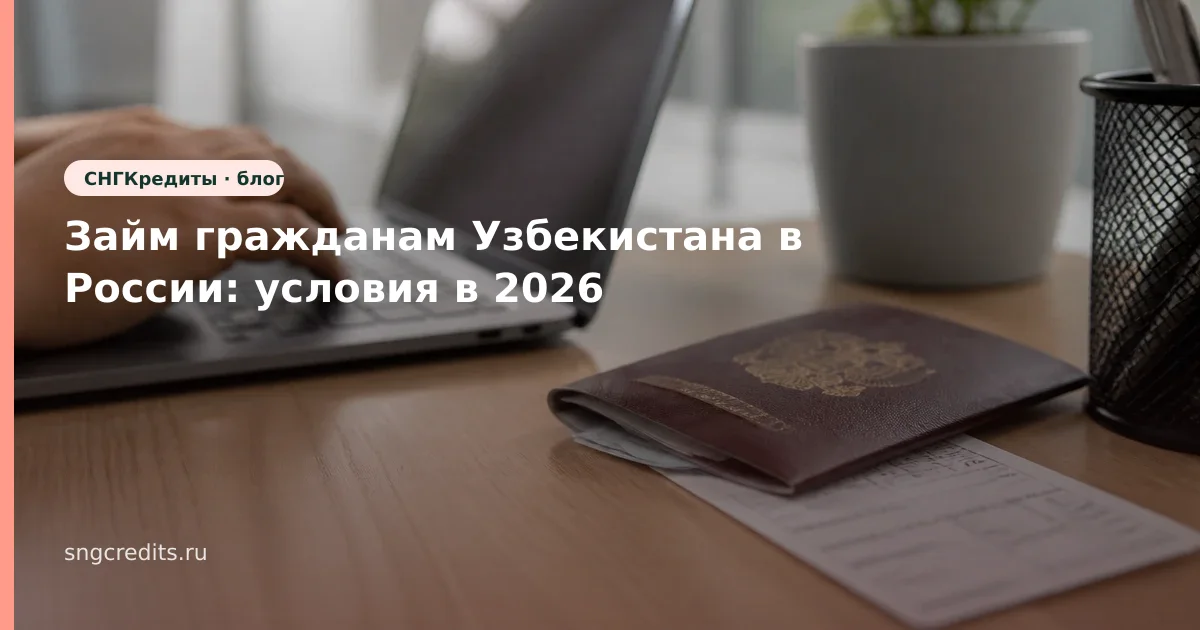 Займ гражданам Узбекистана в России: условия в 2026