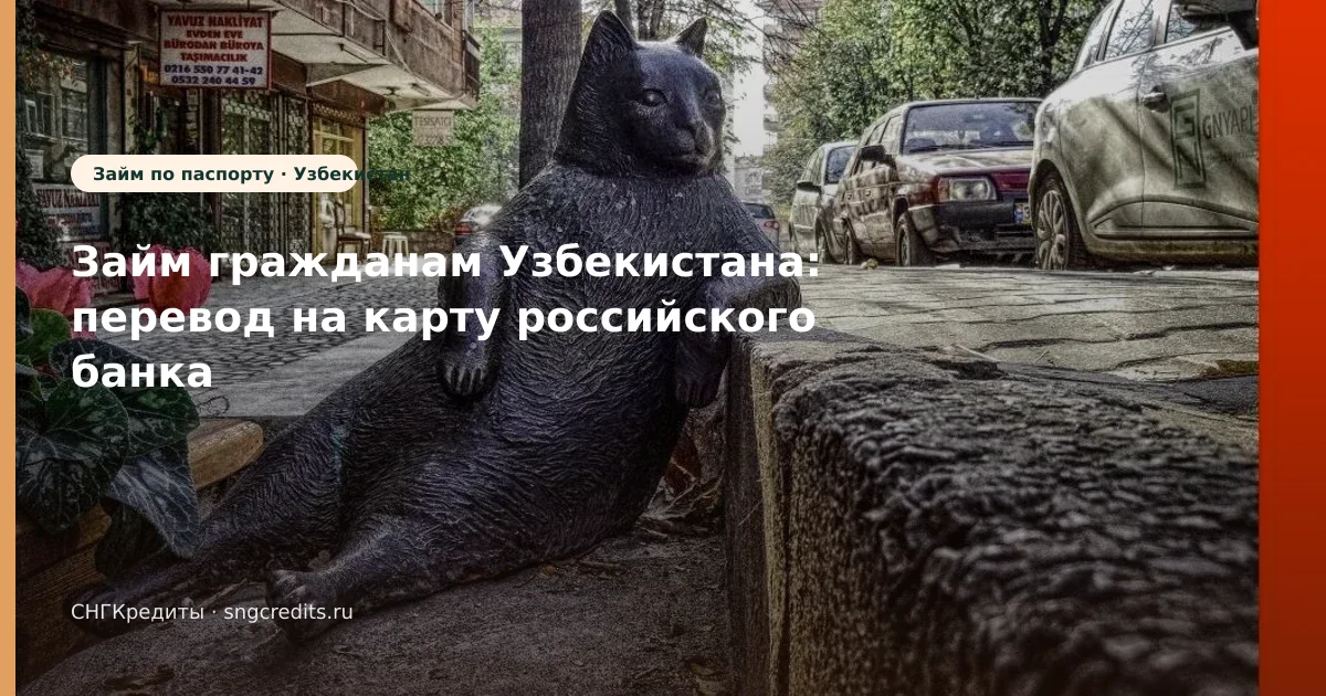 Займ гражданам Узбекистана: перевод на карту российского банка