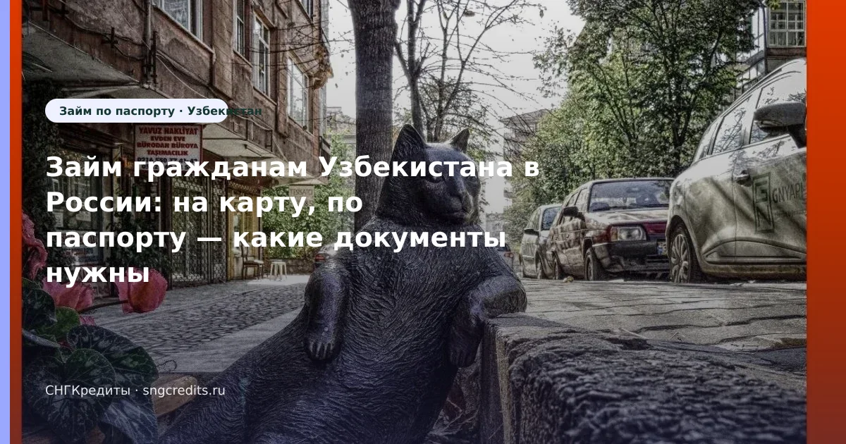 Займ гражданам Узбекистана в России: на карту, по паспорту — какие документы нужны