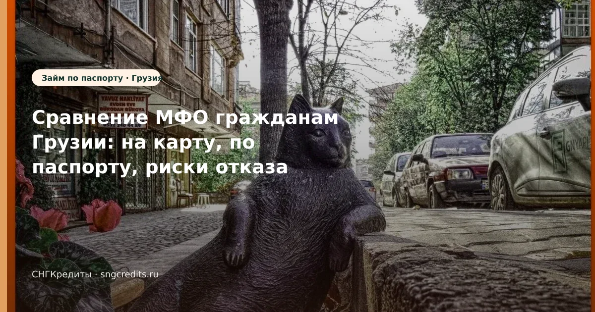 Гражданам Грузии: на карту по паспорту — оформление без лишних отказов