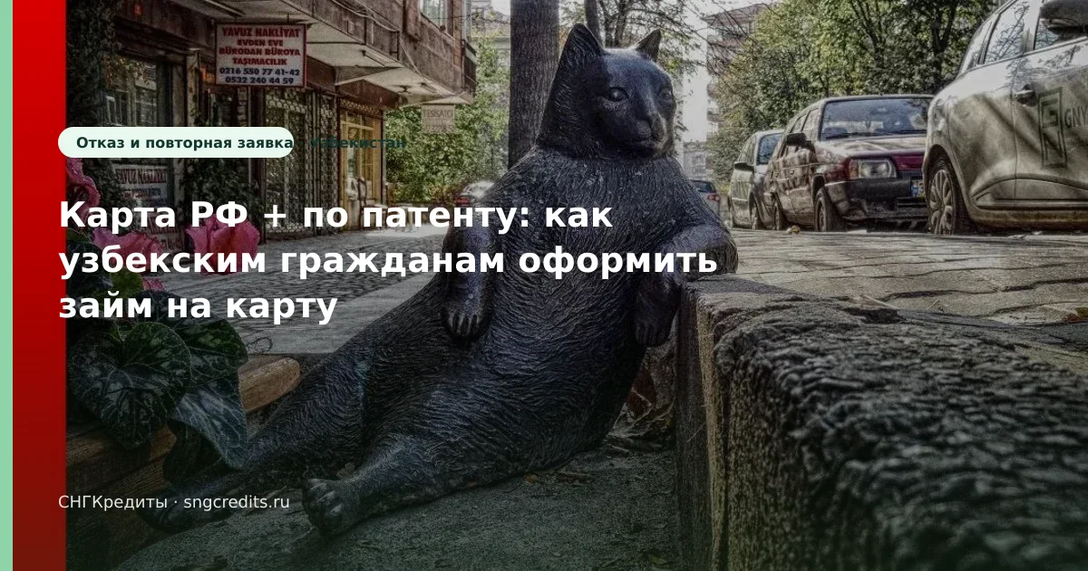 Гражданам Узбекистана: на карту по патенту — карта РФ без лишних отказов (Узбекистан)