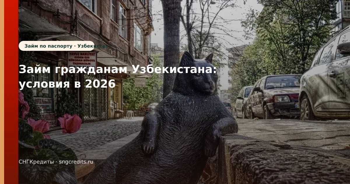 Займ гражданам Узбекистана: условия в 2026