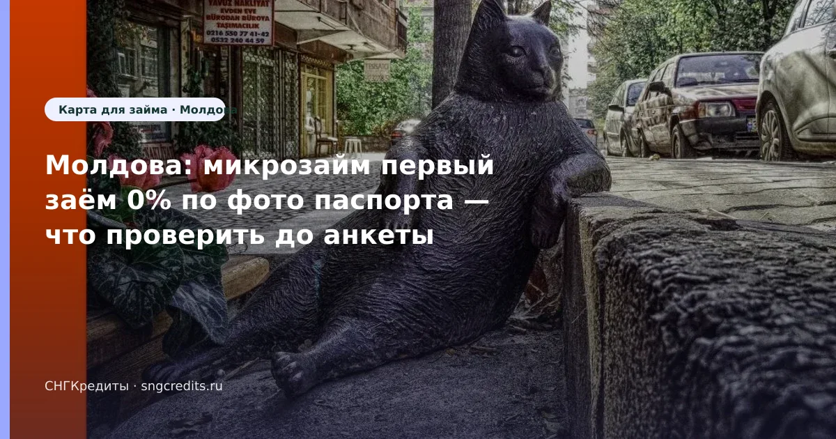 Гражданам Молдовы в РФ — первый заём 0% по фото паспорта: сумма, срок, карта банка