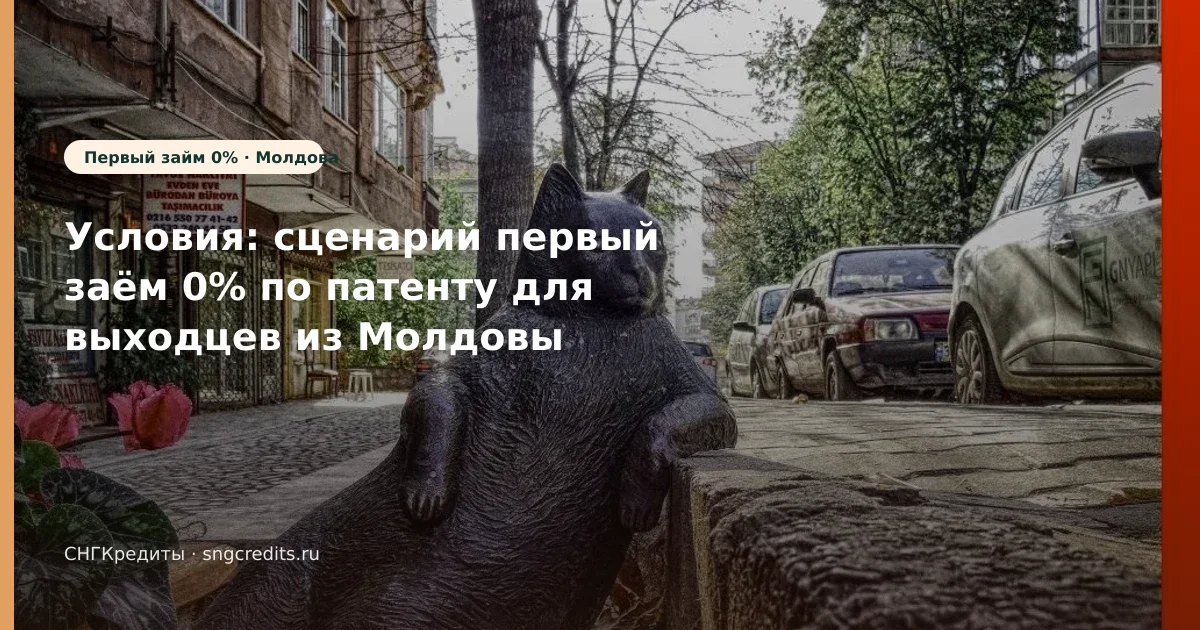 Что важно гражданам Молдовы при займе первый заём 0%: по патенту и карта РФ