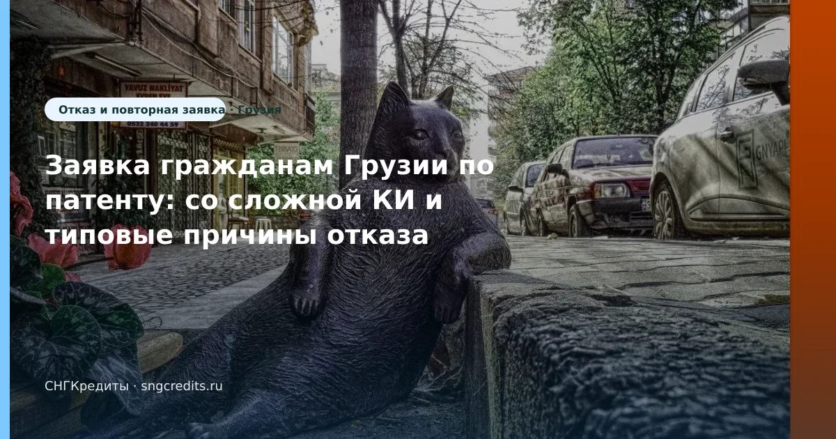 Быстрый разбор гражданам Грузии — со сложной КИ, по патенту, без подписок-агрегаторов