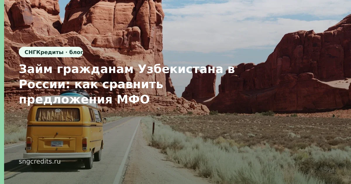 Займ гражданам Узбекистана в России: как сравнить предложения МФО